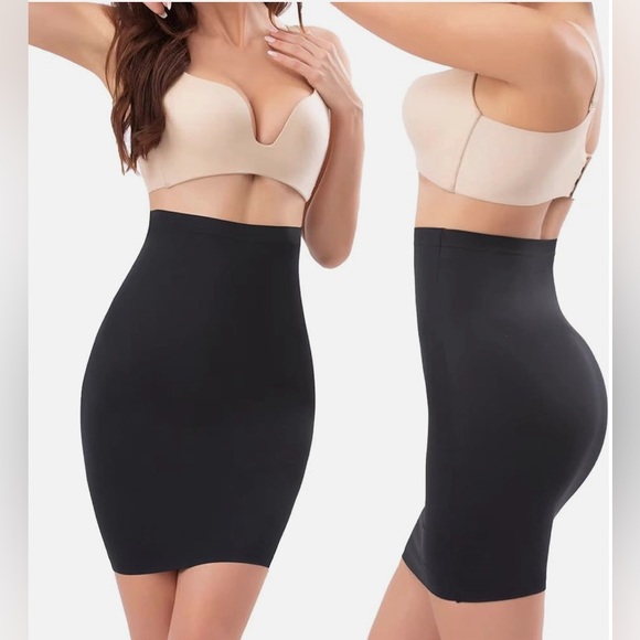 NAOMI & NICOLE Luxe Shaping Hi Waist Half Slip - Picture 1 of 6